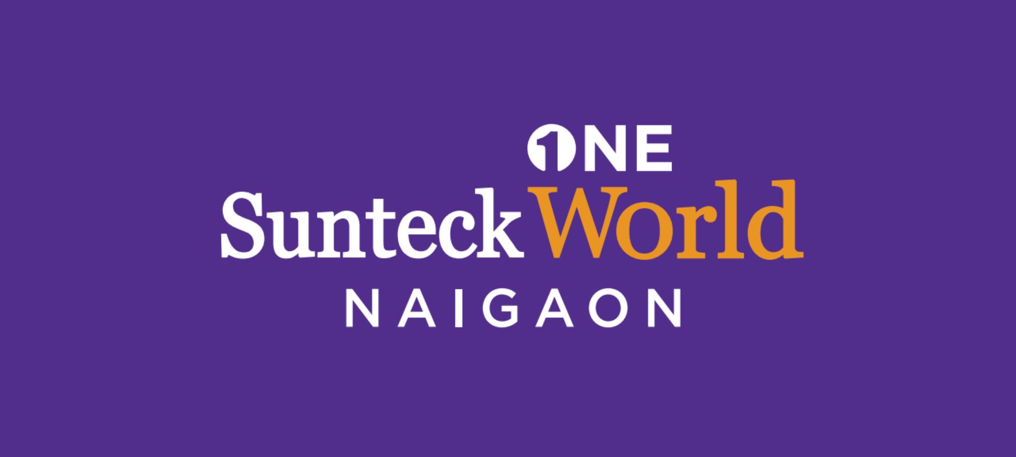 Sunteck One World - Main Banner